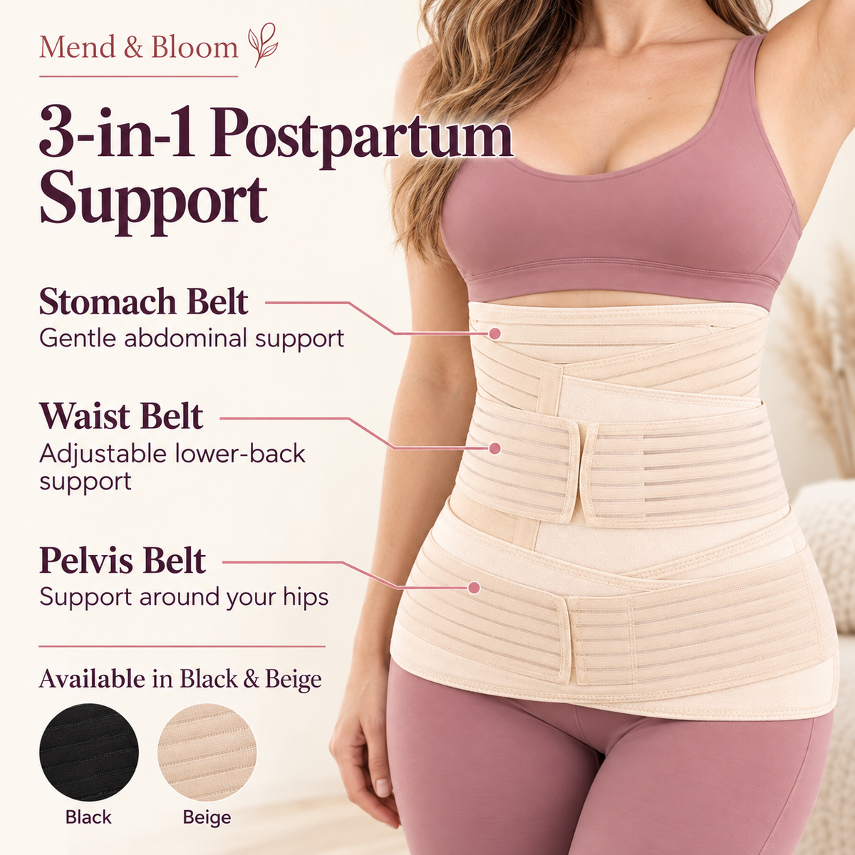 3-in-1 Postpartum Recovery Belt